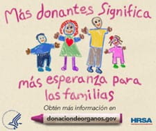 Mas donates significa mas esperanza para los familias